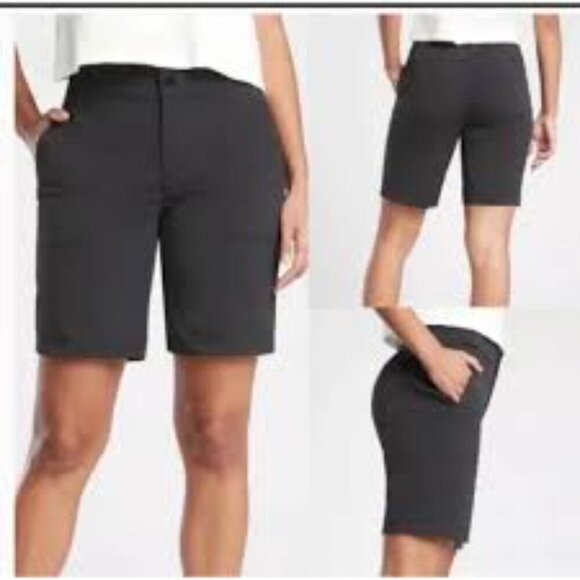 NWT Athleta Trekkie Bermuda 2.0 Nylon Shorts size 18 Outdoor Hiking Ripstop - Picture 1 of 4